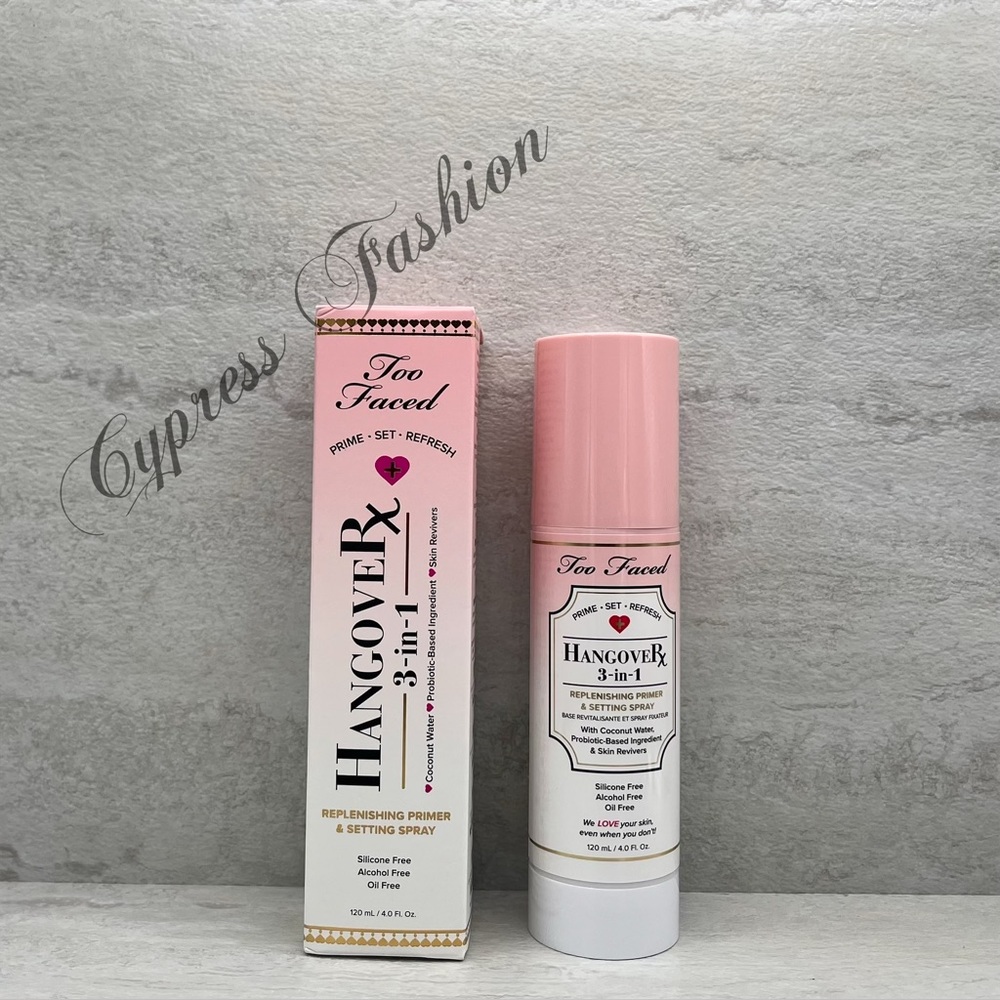 🍀 $25 Too Faced Hangover 3-in-1 Replenishing Primer & Setting Spray